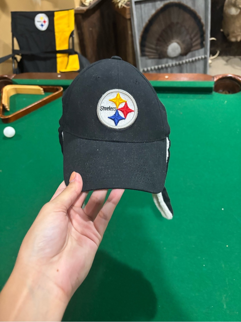 Kids Black Logo Cap
